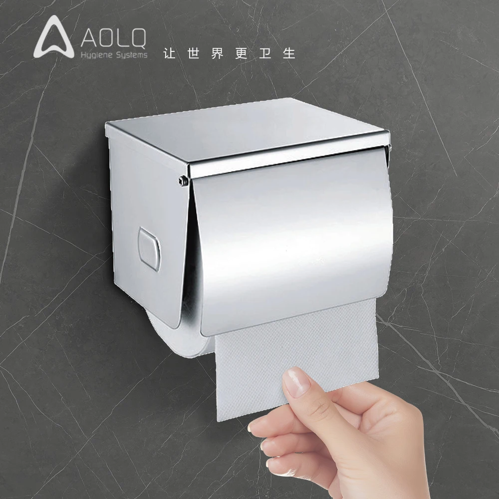 High Quality Wall Mounted Toilet Roll Tissue Dispenser Bathroom Accessories Small Volume Paper Holder Cheap Paper Towel Holder