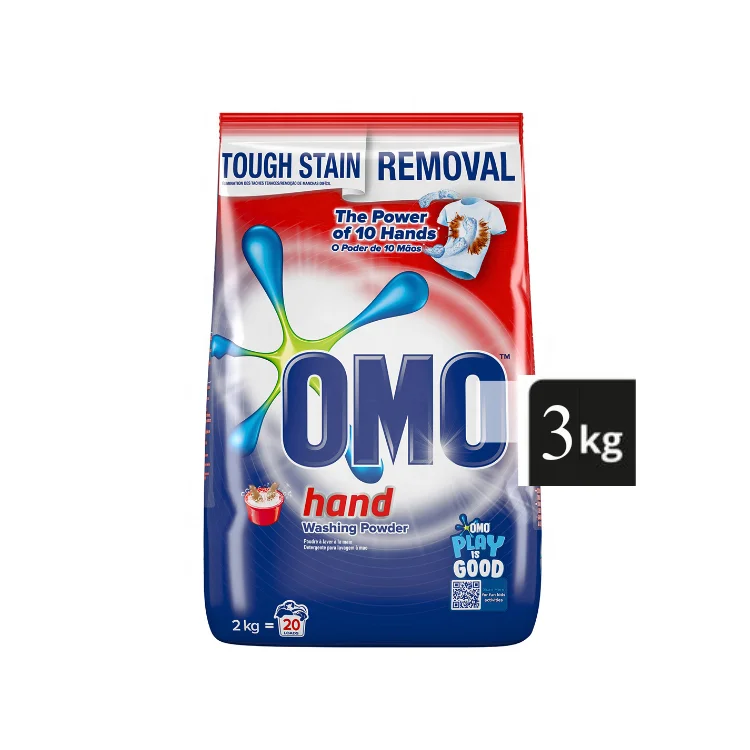 OMOs Ultra Fast Detergent Powder Washing Powder Detergent Wash Clothes 3KGx4 Made In Vietnam