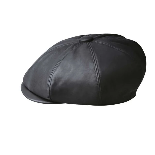 mens leather  cap fashion men ivy caps and hats