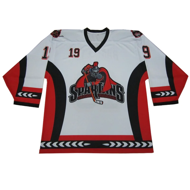 Ice Hockey Shirts Custom Hockey Jersey Golden Sublimation Embroidery Unisex OEM Customized Anti Technics Logo Style Time Knights