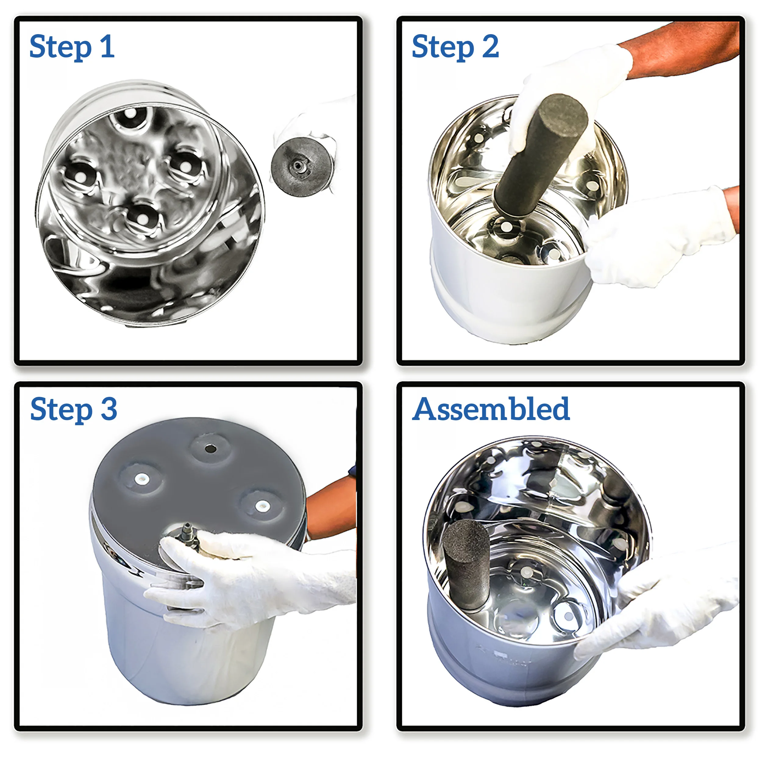 Top Selling 304 Stainless Steel Gravity Water Filter System With Activated Carbon Filter Stainless Steel Gravity Water Filter