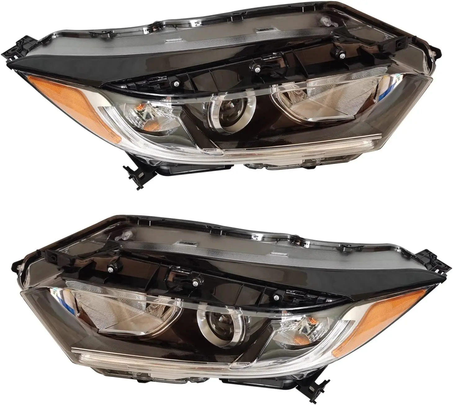 Factory Headlights Halogen Black For Honda 2018 2019 2020 2021 HRV HR-V LH RH Headlamps W/LED DRL