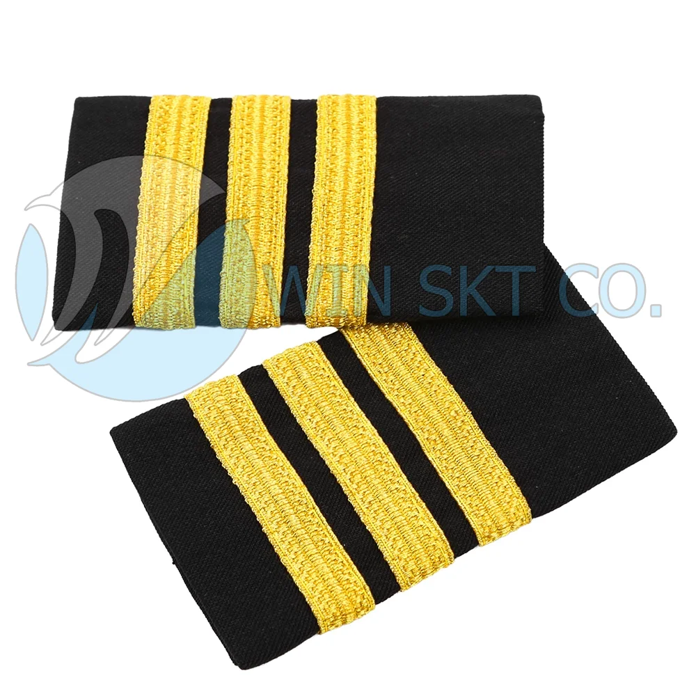 Pakistan Manufacture Navy Uniform Shoulder Board Custom Captain Pattern Rank Epaulet Made in Pakistan