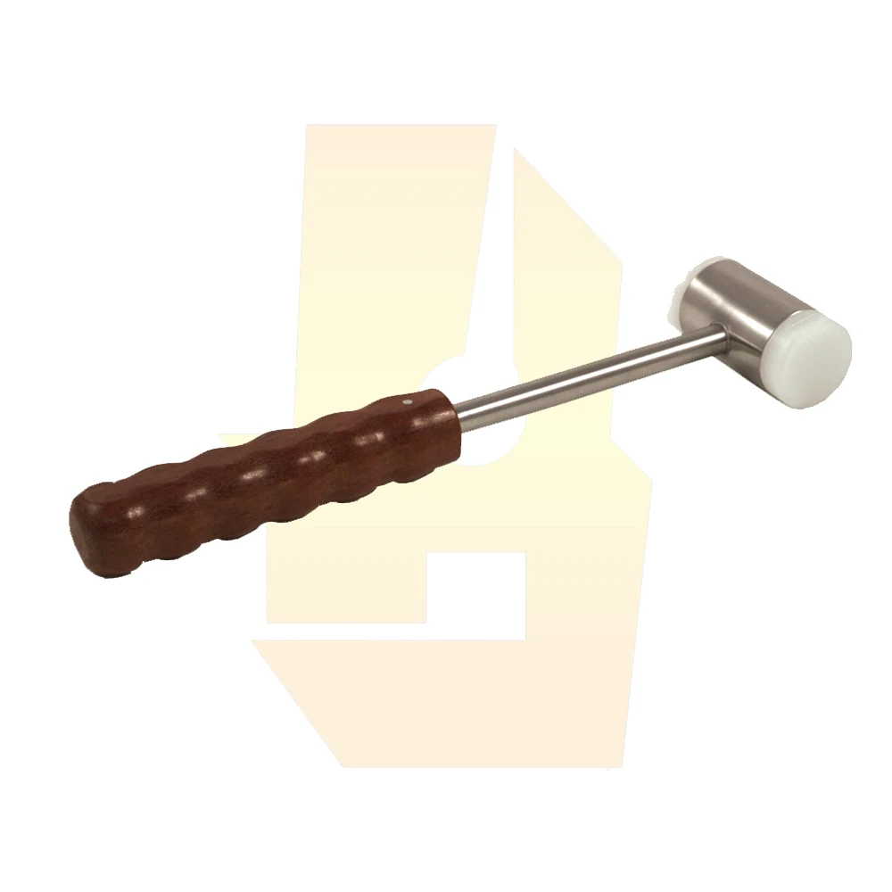 High Quality Large Mallet With Plastic Facing Solid Head Handle Stainless Steel 850 g 500 g Mead Mallet Hard Bone Lifting Hammer