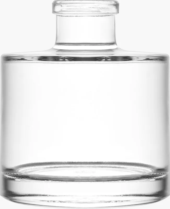 High quality Empty Glass bottle round shape 500ml for reed diffuser made in Italy
