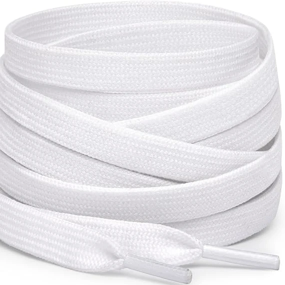 Purple Drawcord Flat shoelaces for Sneakers, Multiple Lengths and Colors Available