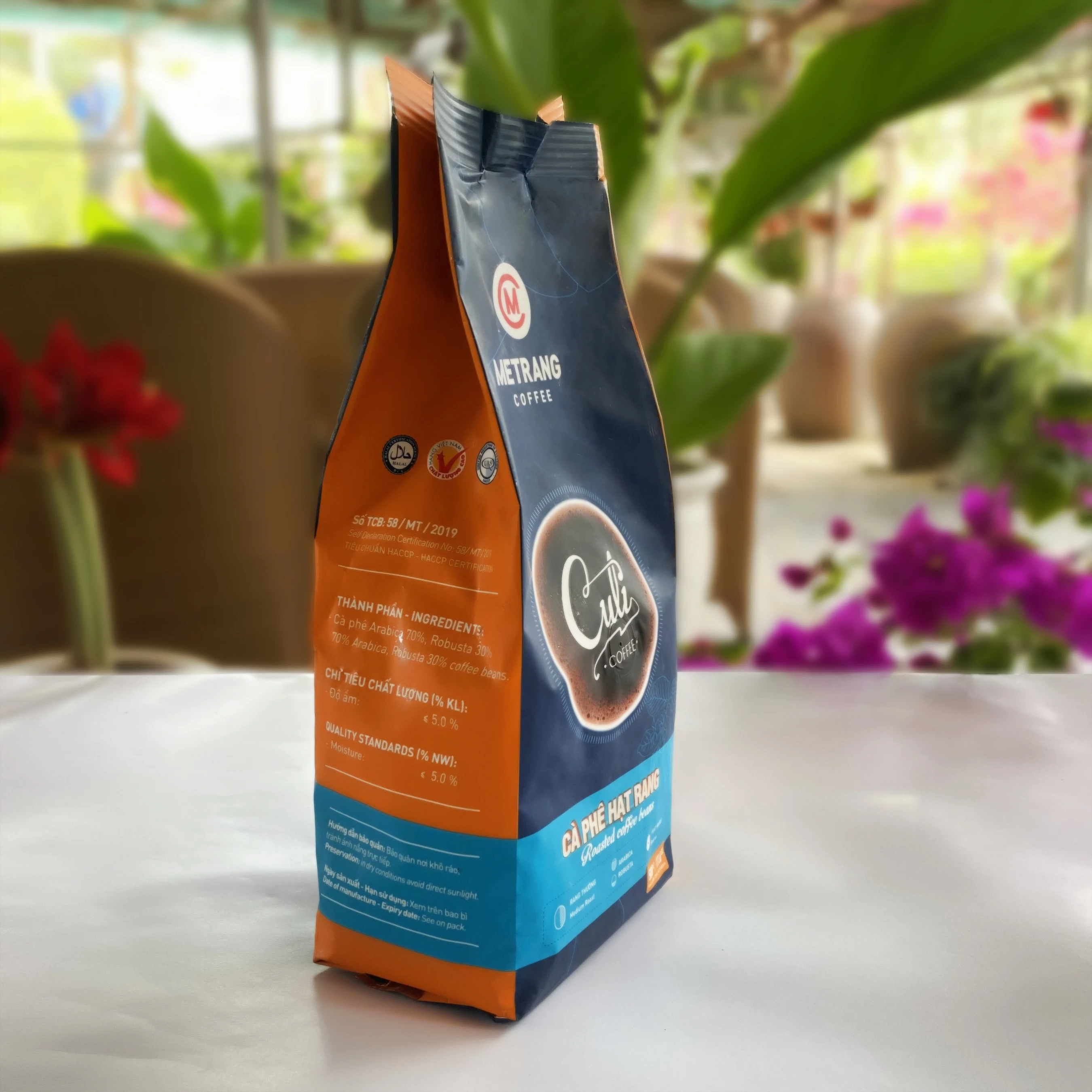 Bag Customize Package 500g Weight Flavor Grade coffee bean bag packaging Culi Roasted Coffee Beans From Vietnam