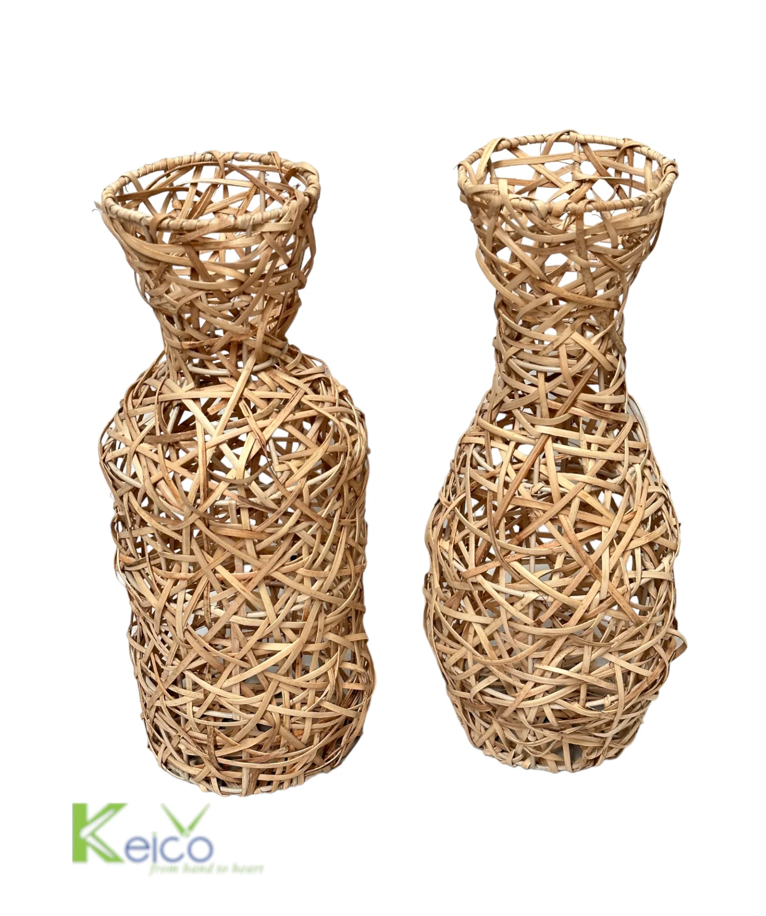 Natural Transparent Handmade Rattan Vase Color Feature for Home Decoration Made in Viet Nam from Keico