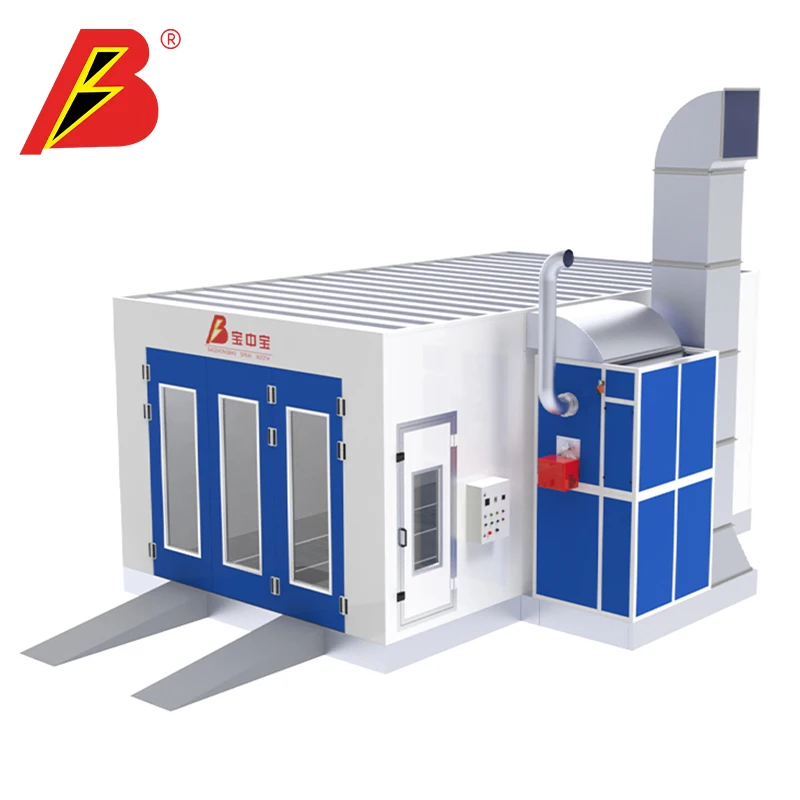 BZB  Professional Car Painting Cabin Car Paint Spray Booth Automotive Painting Bake Oven With CE