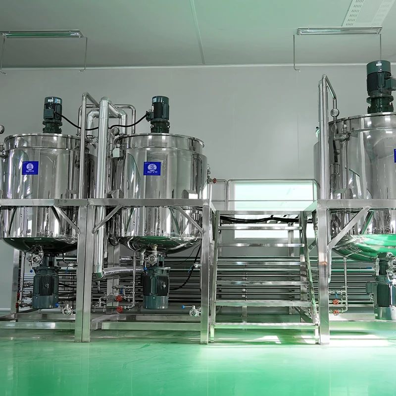 GMP Quality Industrial Stainless Steel Jacket Mixer Industrial Homogenizing Blender Commercial Mixer