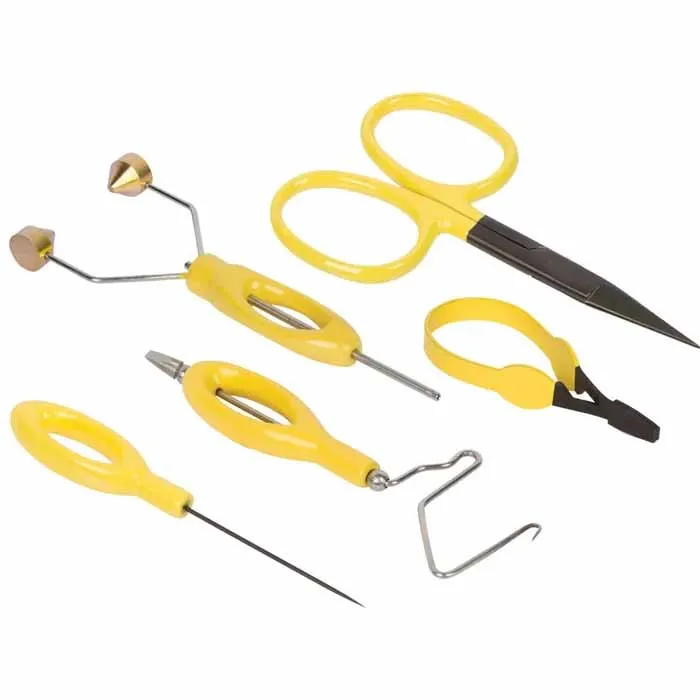 Fly tying tools kit complete oem service customized private labelling fishing accessories fly tying tools set