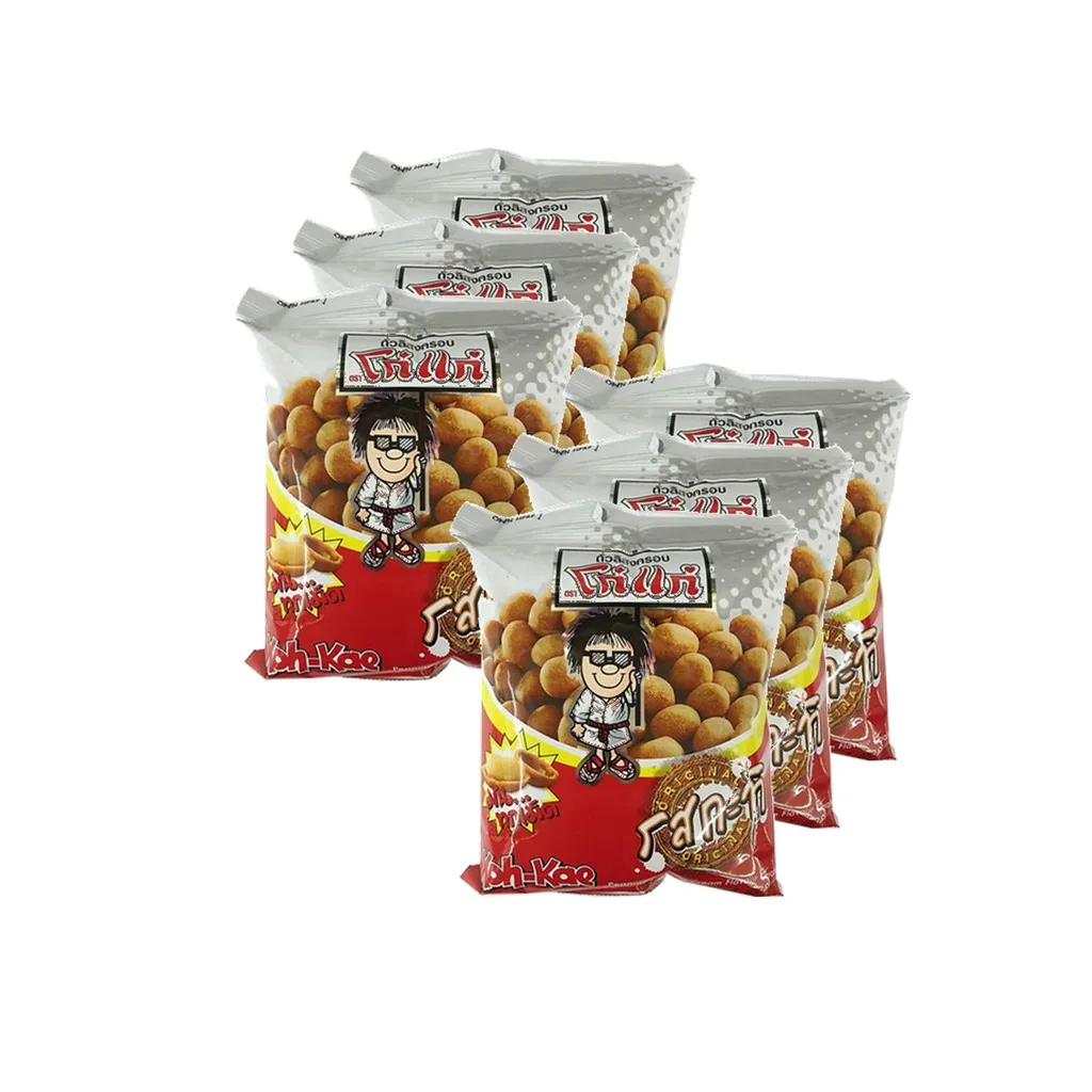 Koh-Kae Coconut milk roasted peanuts are the original flavor Crispy Peanuts From Thailand.