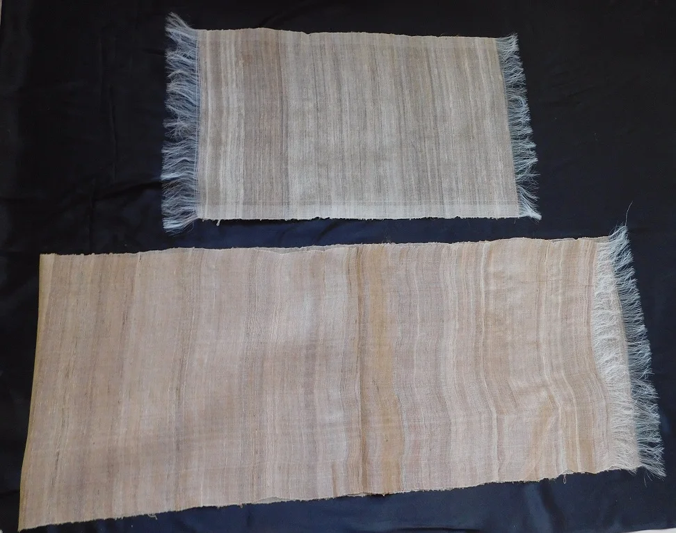 custom made table runners and table mats made from tussah and ghicha silks  ideal for home decoration and home textile stores