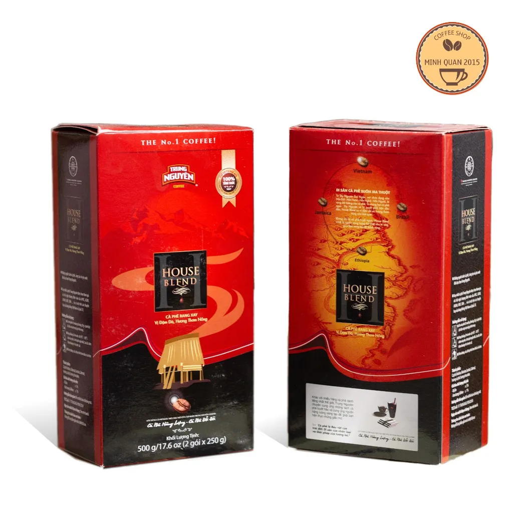 Trung Nguyen House Blend Coffee Roasted and Blended 500gr