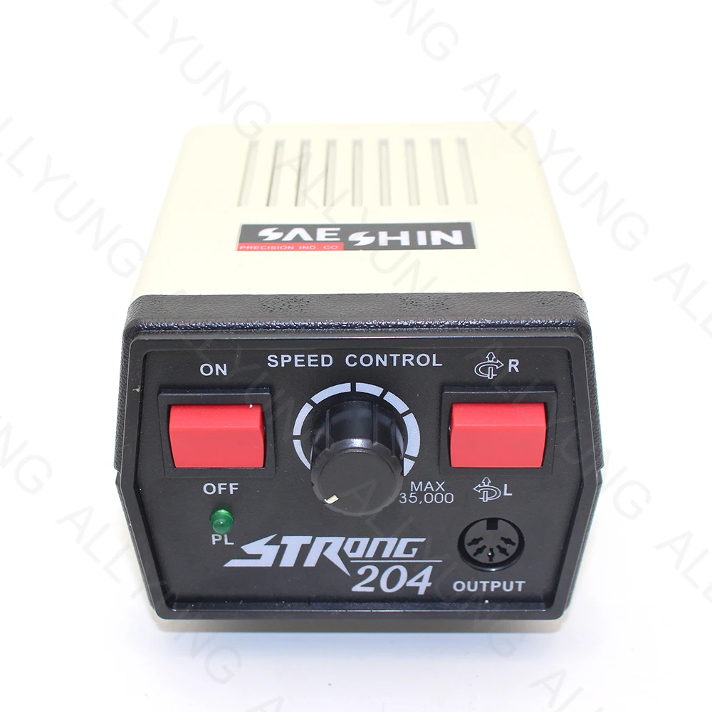 Portable Strong 204 Dental Micro Motor 35000rpm Carbon Brush Micromotor Handpiece for Nail Drill