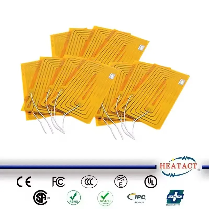 Flexible Electric Kapton Heating Element Heat Resistant Custom Heater from Taiwan