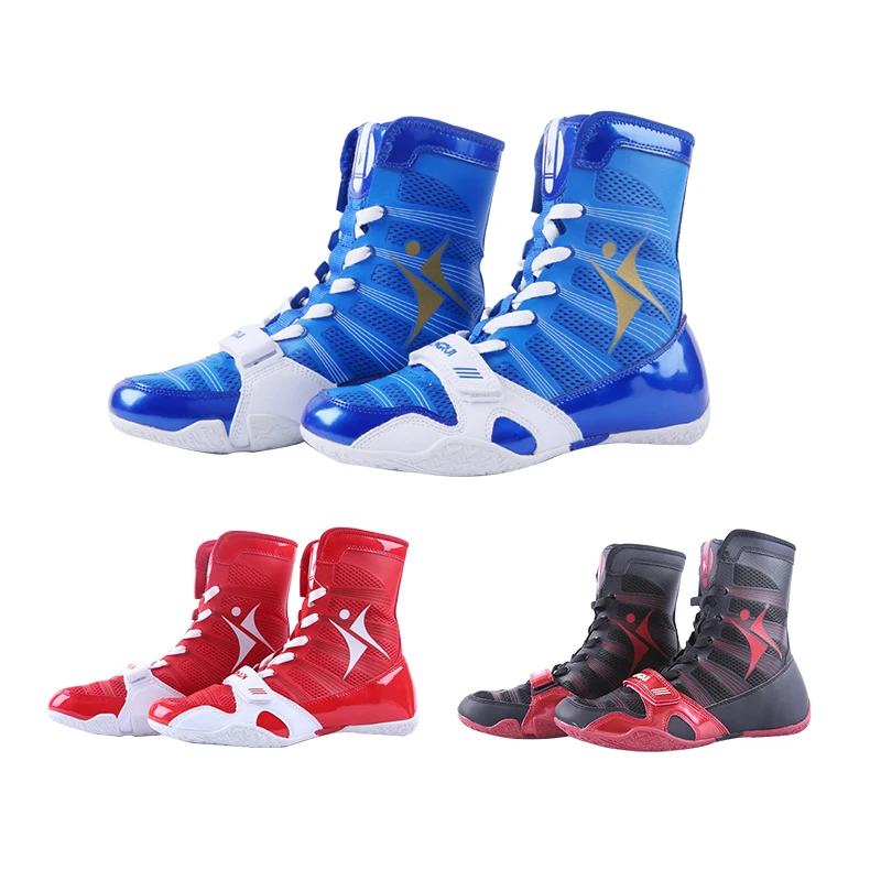 customize  high-top MMA Muay Thai Cage Fight Kickboxing   Boxing boots  Competition shoes