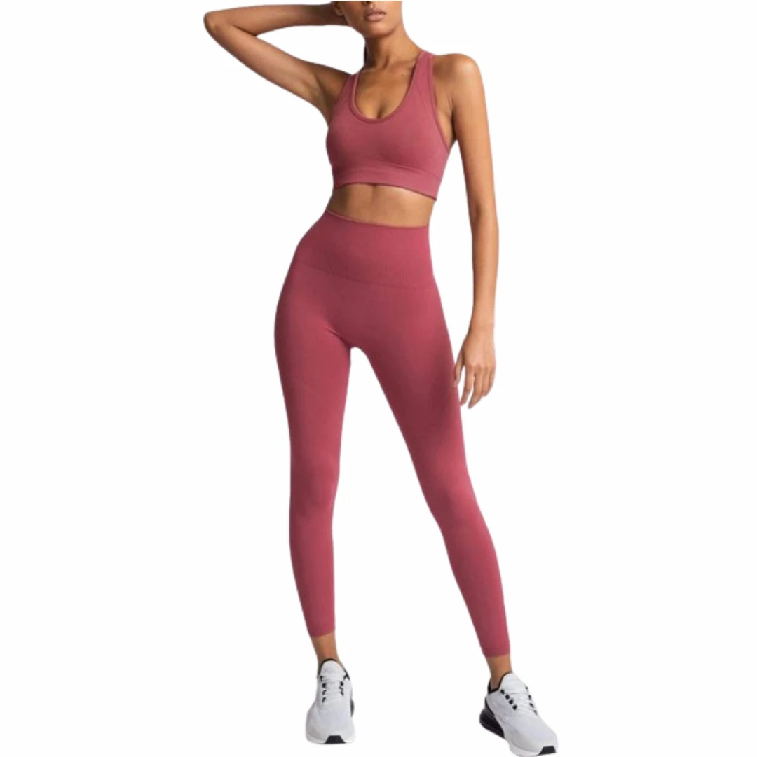 Stylish New Collection of Trendy Ladies Fitness Wear Breathable and Seamless Made of Polyester Spandex Professional Sale