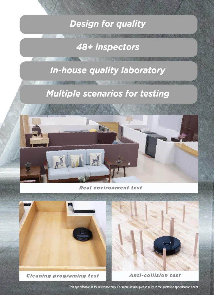 Intelligent Robotic Vacuum Cleaner with App for Wet/Dry Cleaning