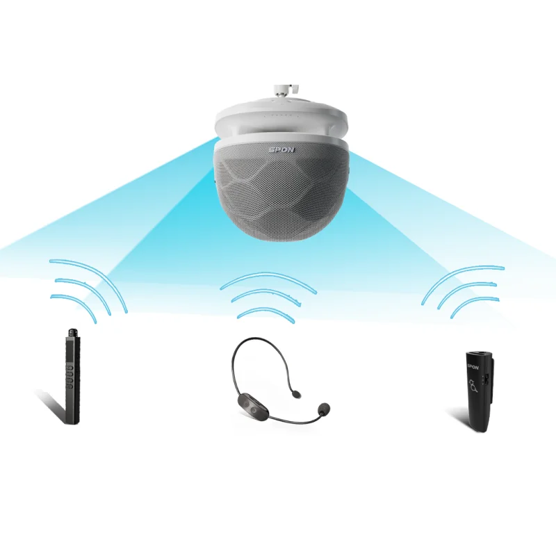 Voice Amplifier Wireless Microphone Classroom Speaker For Teachers  Audio Conference Room Speaker Trainer Speaker and microphone