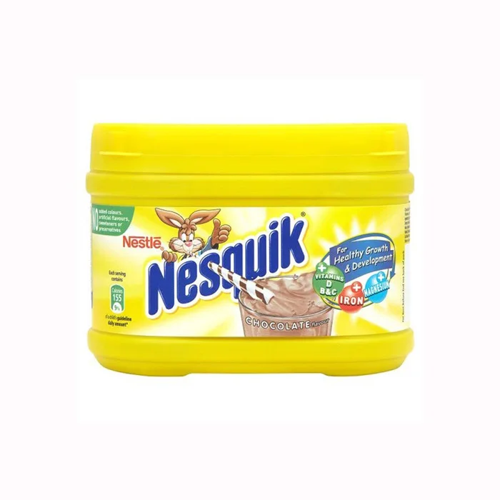 Nestle Nesquik Milk Chocolate Powder Sweet Taste with Jam Nuts Fruits Candy Solid Form in Cartoon Packaging Bulk Pack
