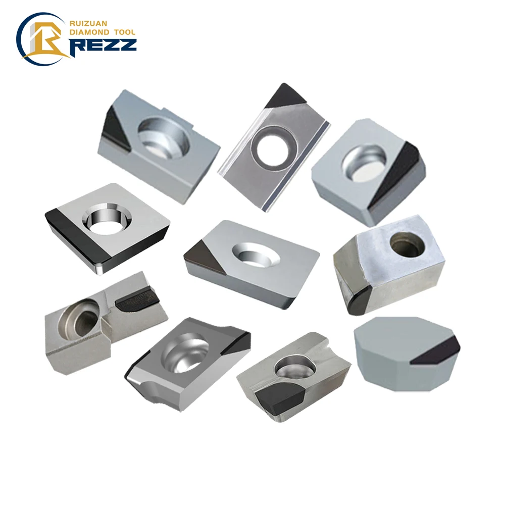 Cnc machine insert Milling tool PCD insert cutting tool pcd diamond cutter Milling inserts lathe tools cutters