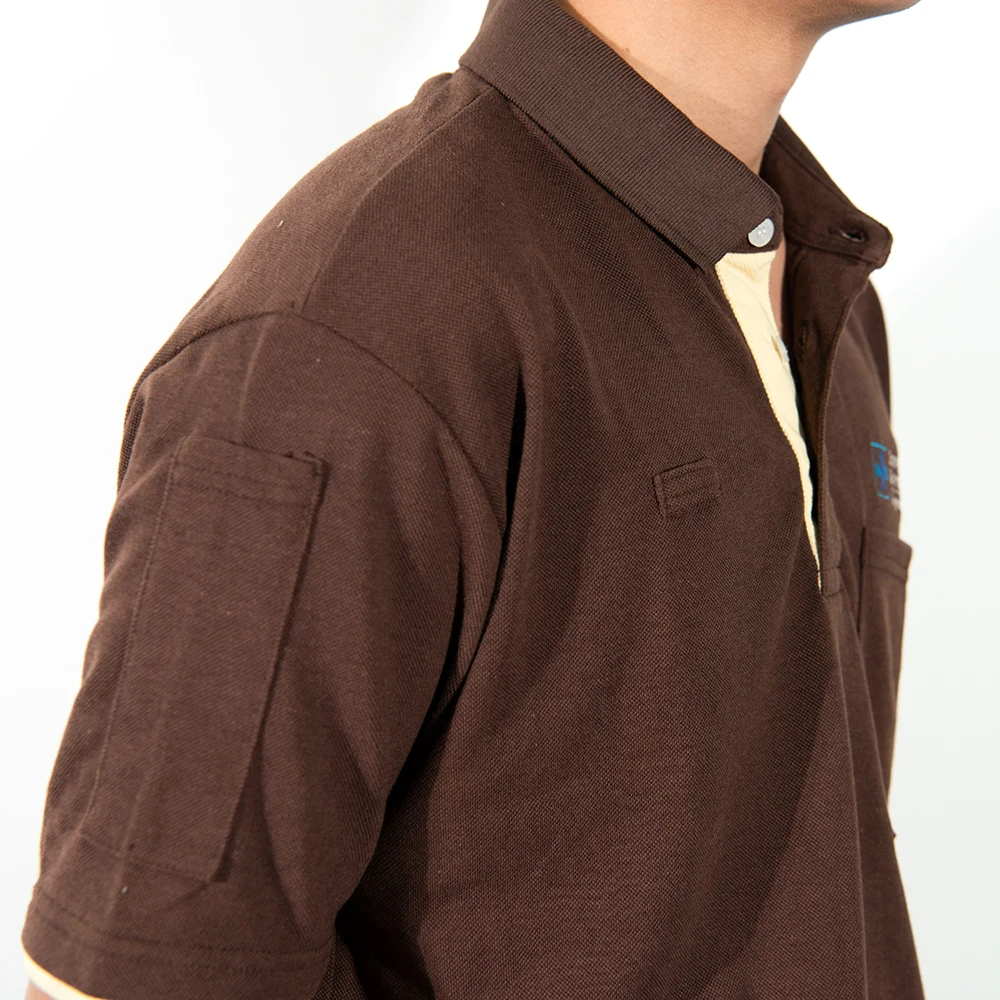Hopital polo shirt uniform CVC 60/40 cotton/poly plus size Custom design high quality and cheap price Viet Nam clothing