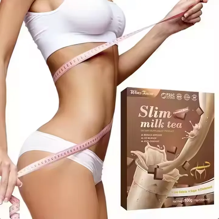 Hot selling Weight Loss OEM ODM Milk Tea Custom Factory Slim Instant Chocolate Flavor