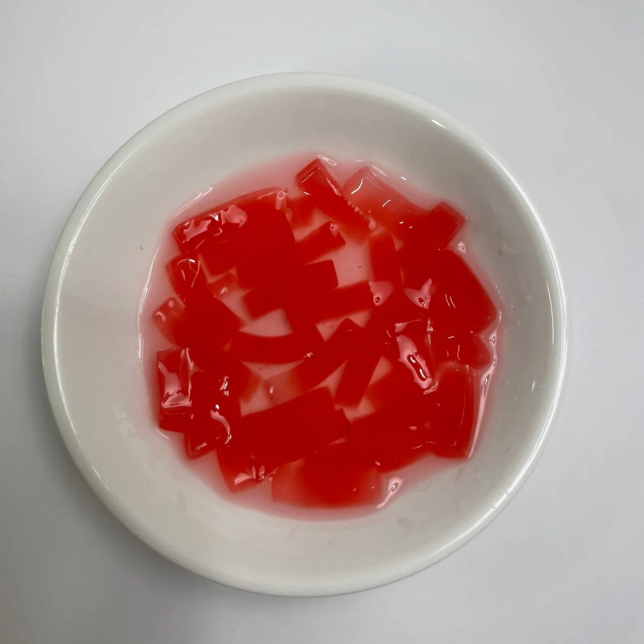 Taiwan bubble milk tea toppings strawberry flavor nata de coco for beverage shop