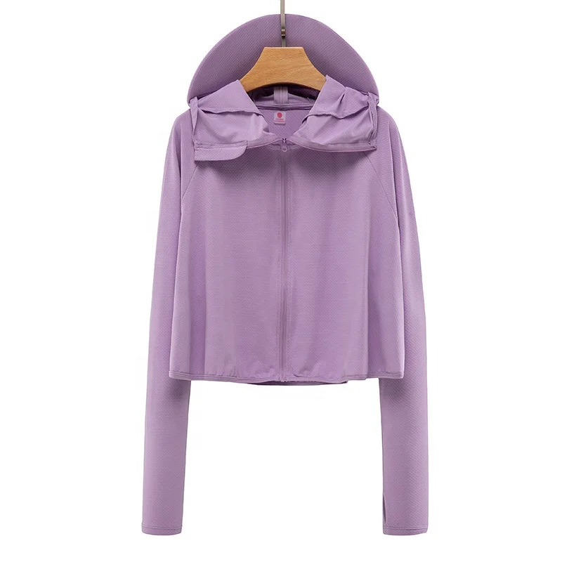 2023 Summer UPF50+ Sun Protection Clothing Outdoor Anti UV Skin Jacket Coat Rash Guard Women