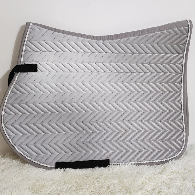 Factory Wholesale Equestrian Horseback Saddle Pads Riders Equine Equipment Saddle Pads