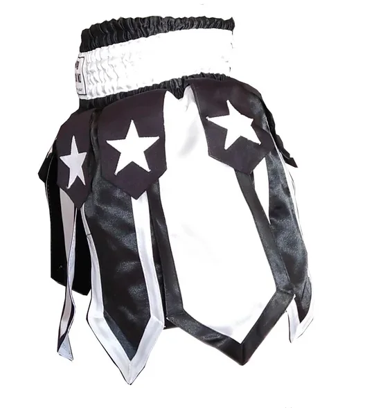 Made with Satin design kick boxing training muay thai gladiator shorts