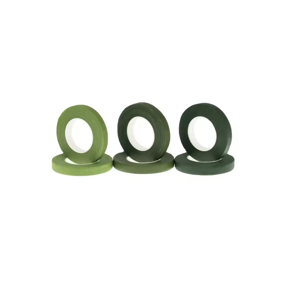 Rubber Adhesive Single-Sided Green Floral Tape for Masking and Flower Arrangements Floral Tape