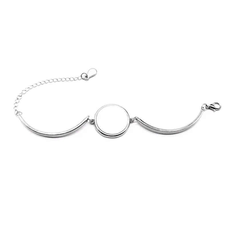 Wholesale Stainless Steel Metal Heat Transfer Sublimation Jewelry Blanks Bracelet