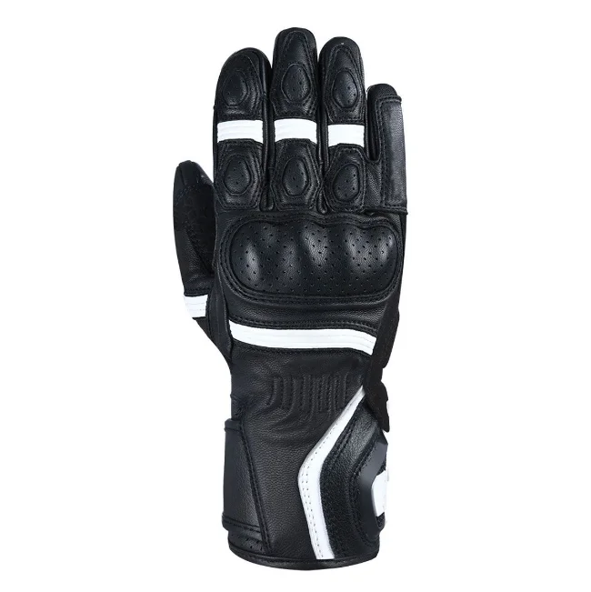 Cafe Racer  Motorcycle Auto Racing And Rider Wear Safety Leather Glove Top Quality Hand Protective 100% Genuine Leather Gloves