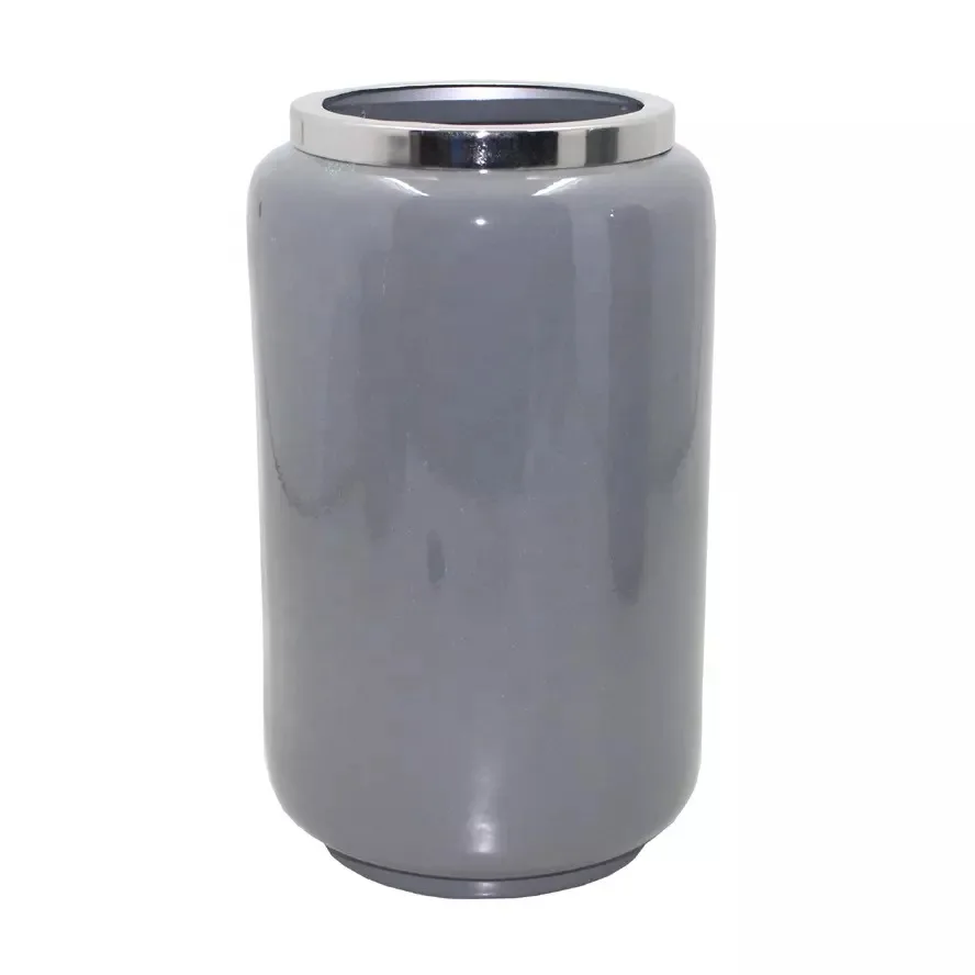 Metal Flower Vases Gold Finished Abstract Textured Metal Vase for Indoor Home and Office Use Modern Design