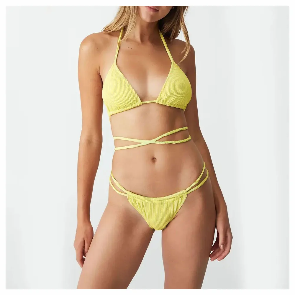 New Arrival Sublimation Printed Bikinis Woman Two Piece Fashion Wear Summer Bikini Swimsuit