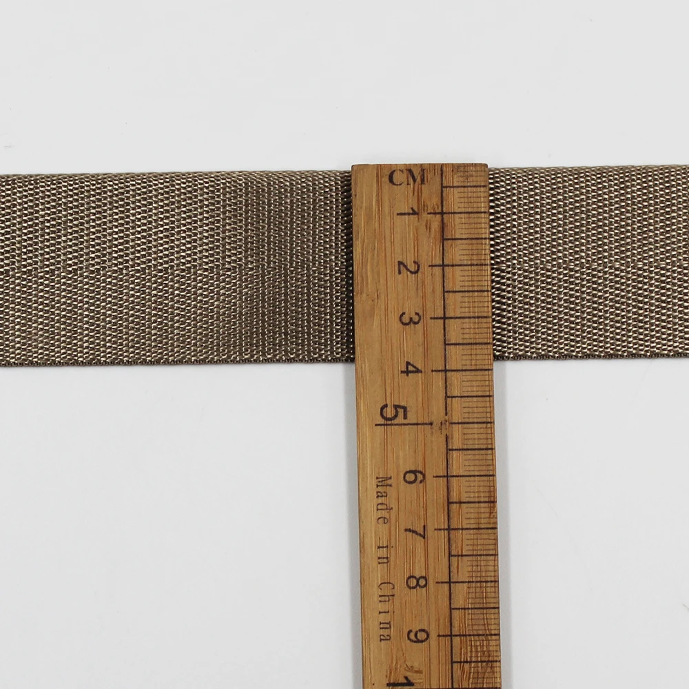 High Quality Custom 38mm Herringbone Jacquard Nylon Strap Webbing Nylon Strapping Bags Straps Weave Tapes for Shoes