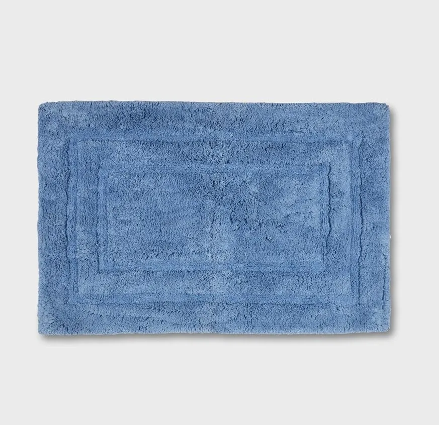 Wholesale Cotton handmade Bath Mats Thick Non Slip Custom Bathroom Rug Washable Bath Mat for Bathroom rug Use