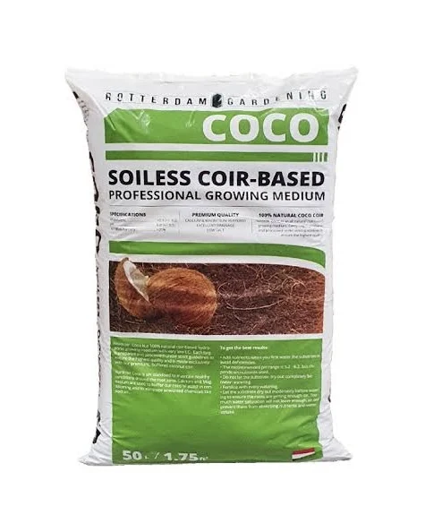 Чипсы из кокосовой шелухи и кокосовое 70/30 для смешивания навоза