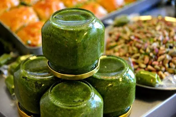 Best Quality No Additives 500 gr Bulk 80% Rate Pistachio Natural Spreadable Cream Pistachio Paste - Made in Turkey