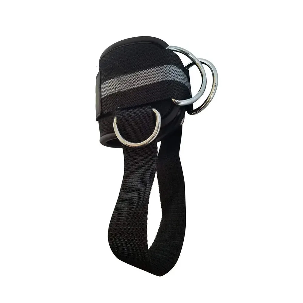 Custom Adjustable Cable Machines Gym Ankle Strap Fitness Cuff Support Weight Lifting D Ring Men & Women Workout Ankle Straps