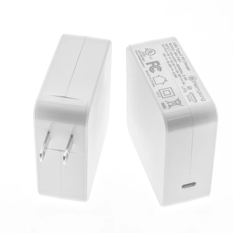 Travel charger Portable US Socket 65w Gan PD Usb Fast Wall Charger Portable Type-c For Macbook For Xiaomi