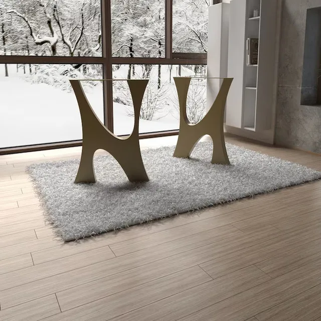 Designer Edition Dining Table Legs Unique Modern Rustic Home Decor Great Fit with Iron Steel Material for Furniture Hotel Use