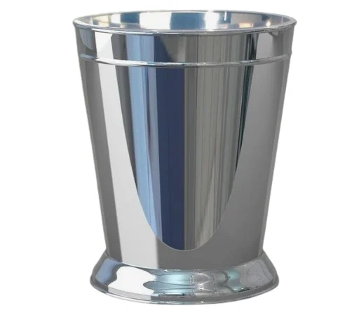 Metal Stainless Steel Dustbin Cylindrical Shape Modern Design Bin Handmade Dustbin For Home Indoor And Outdoor Use