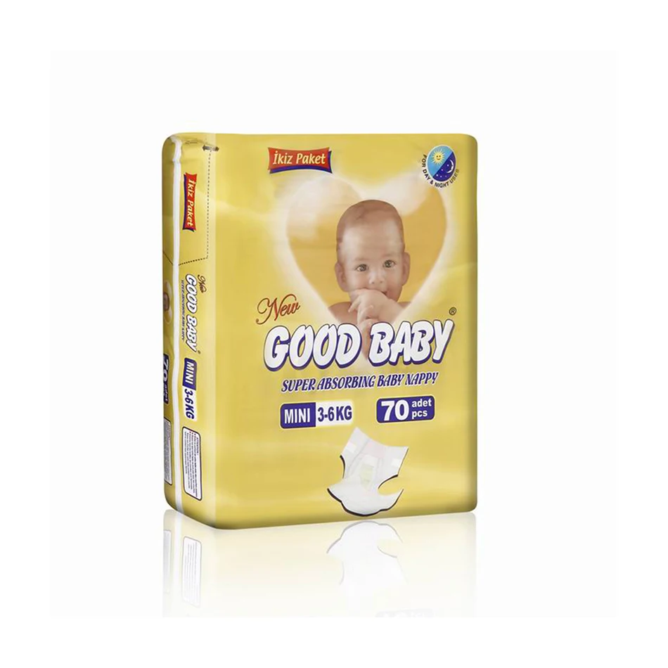 Bulk Supplier Good Baby Super Absorbing Baby Nappy Mini 3 to 6 kg  35 Nappies at Good Price Good Baby Diapers