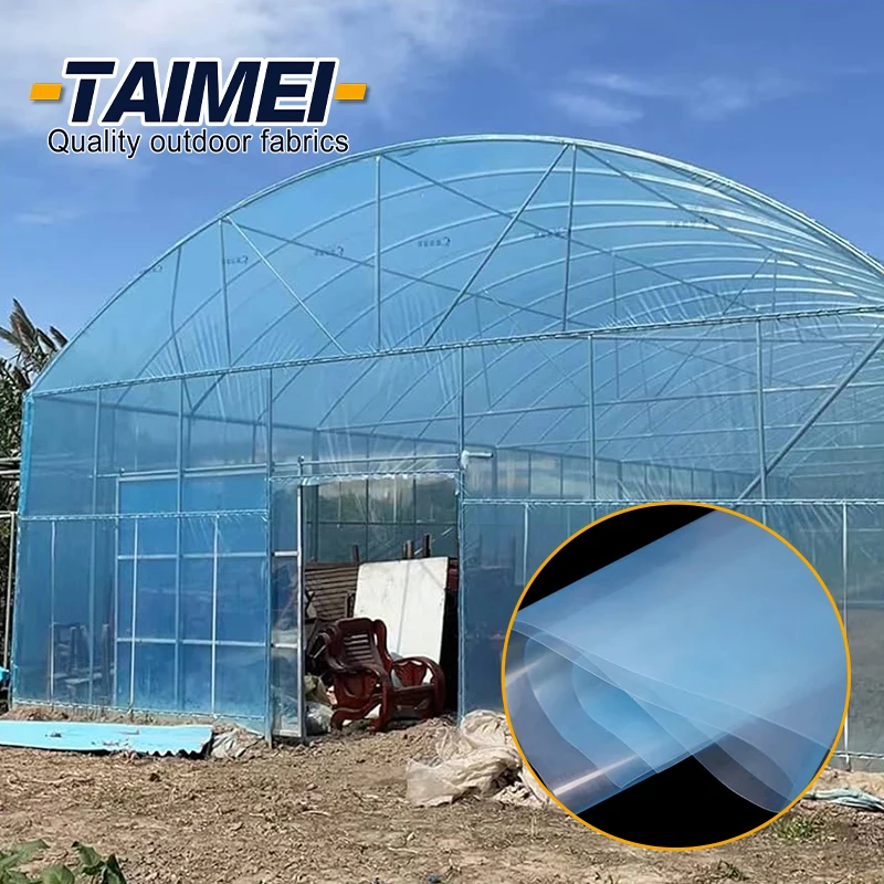 Transparent Blue Greenhouse Film Agricultural Greenhouse Plastic Film for Vegetable