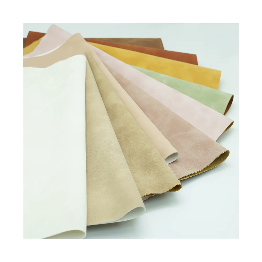 High-Quality Black Elastic Brushed Suede Faux Suede For Upholstery