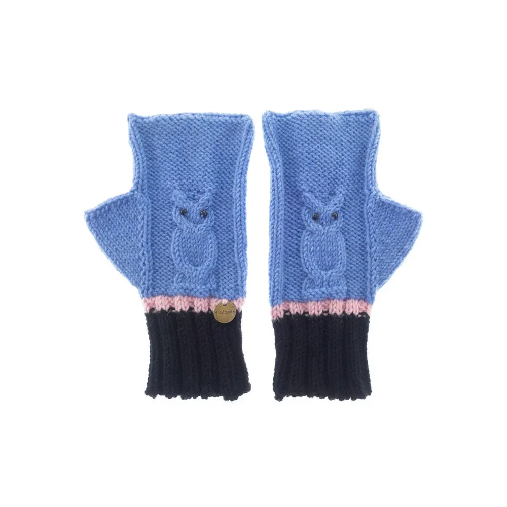 Теплые шерстяные короткие перчатки на запястье для сенсорных экранов женские перчатки без пальцев