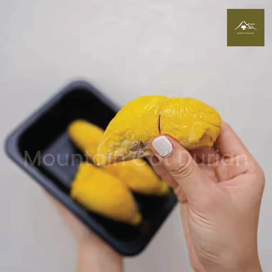 Топ продаж горная кошка замороженная мякоть малайская сладкий вкус IQF процесс заморозки консервация пюре низкая цена оптом